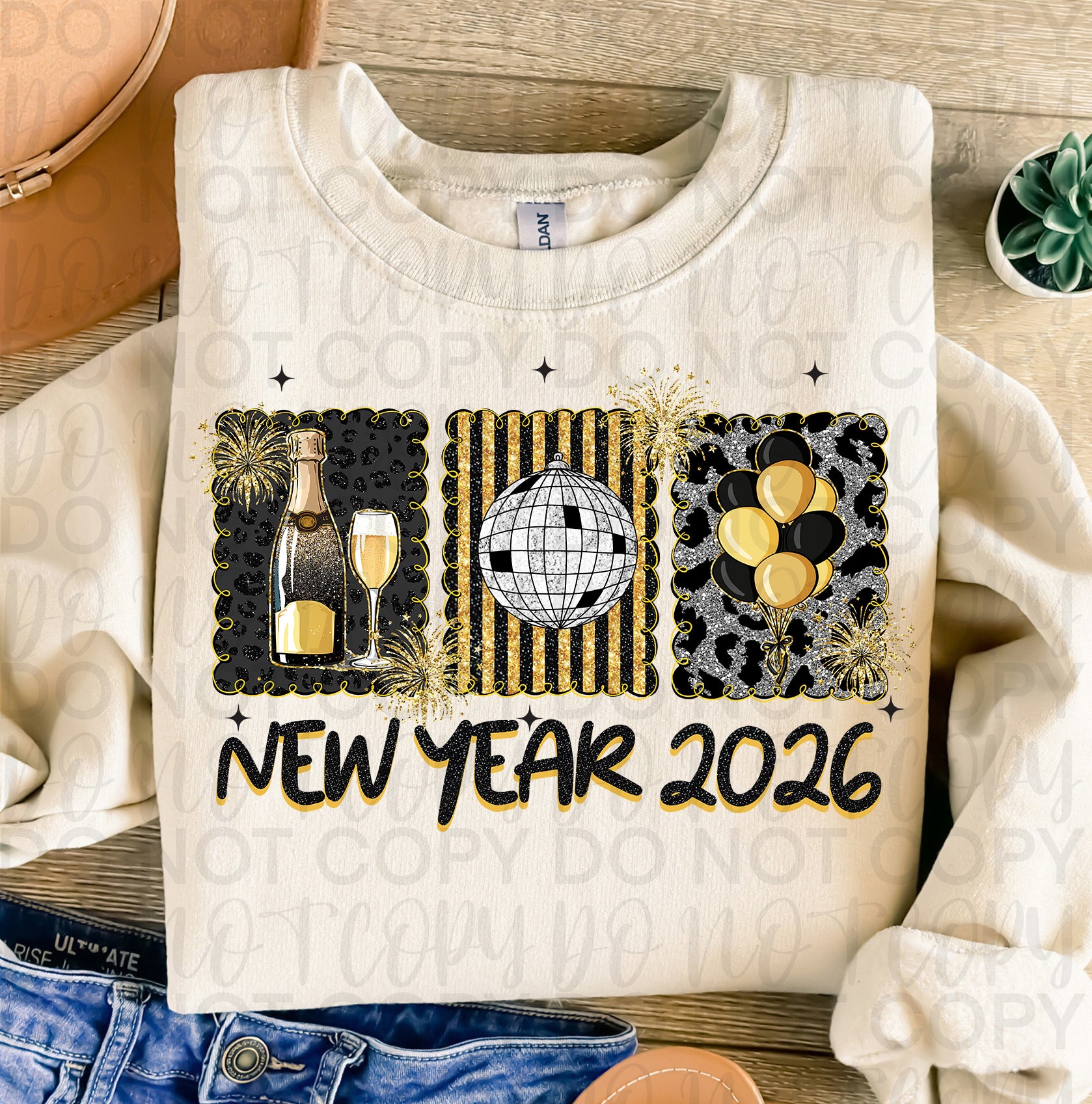 Preppy New Year 2026 PNG