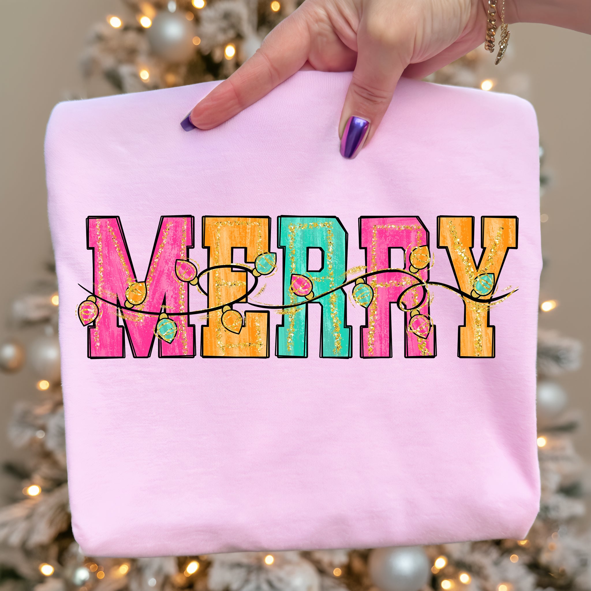 Brushstroke Merry Christmas PNG