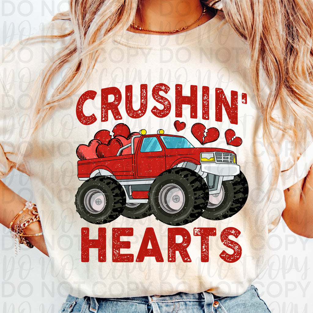 Monster Truck Boy Valentine PNG