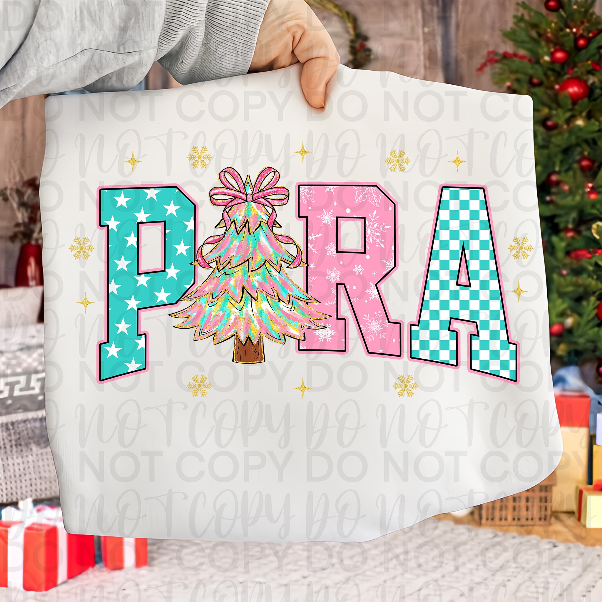 Preppy Teacher Christmas Bundle PNG, Para/Counselor/SPED