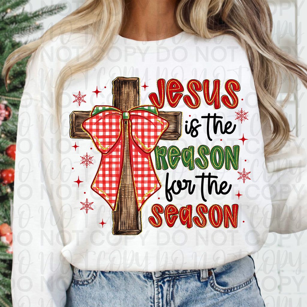 Jesus is the Reason Christian Christmas PNG