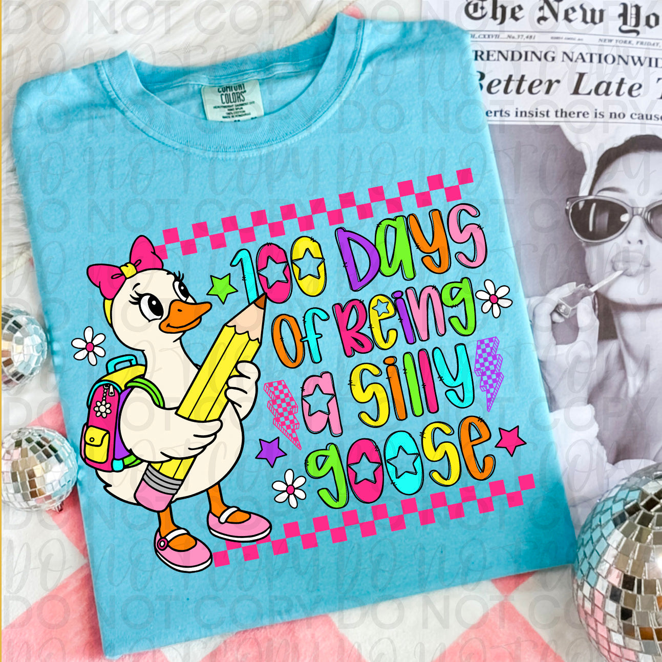 100 Days of being a Silly goose PNG (Girl)