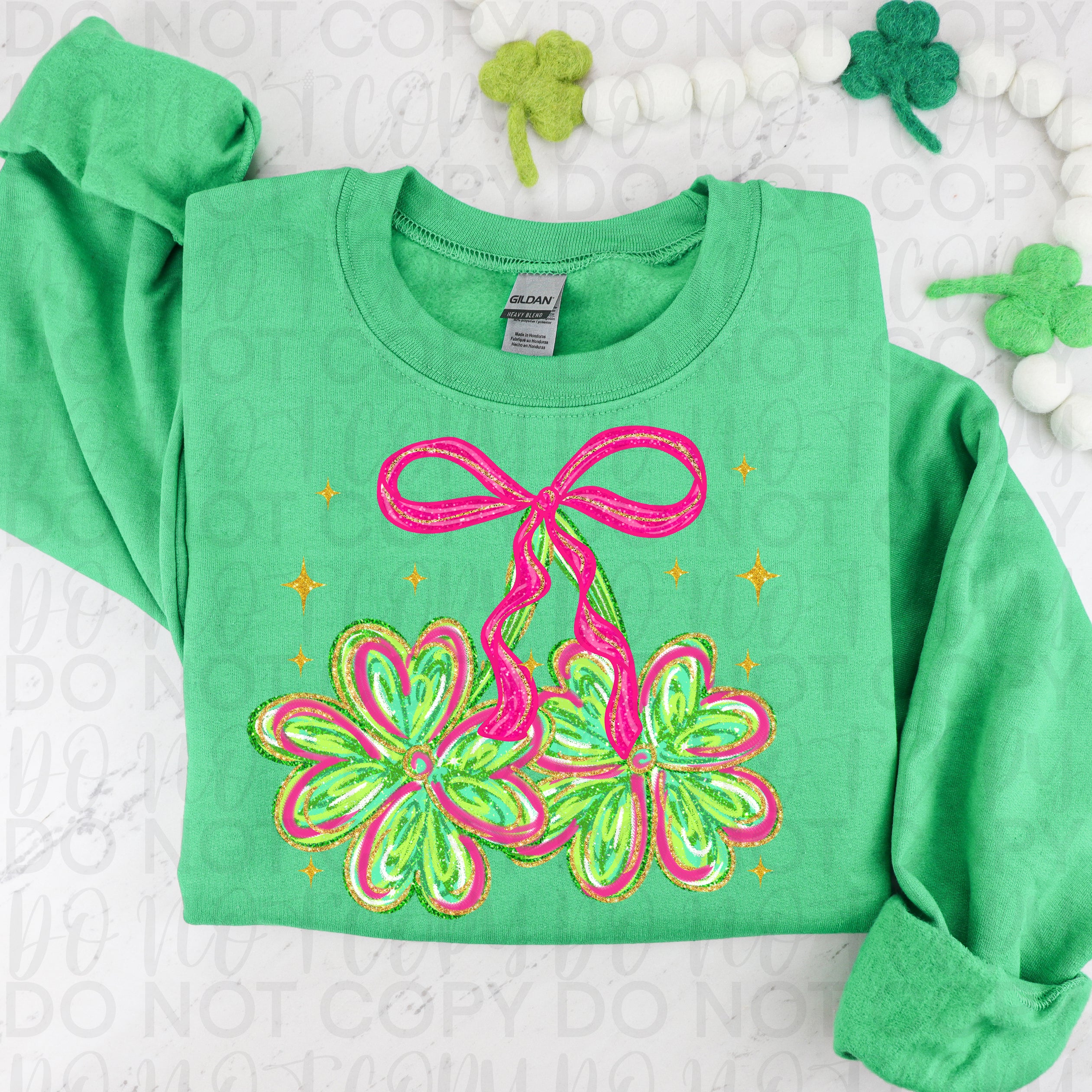 Coquette St Patrick Shamrock PNG