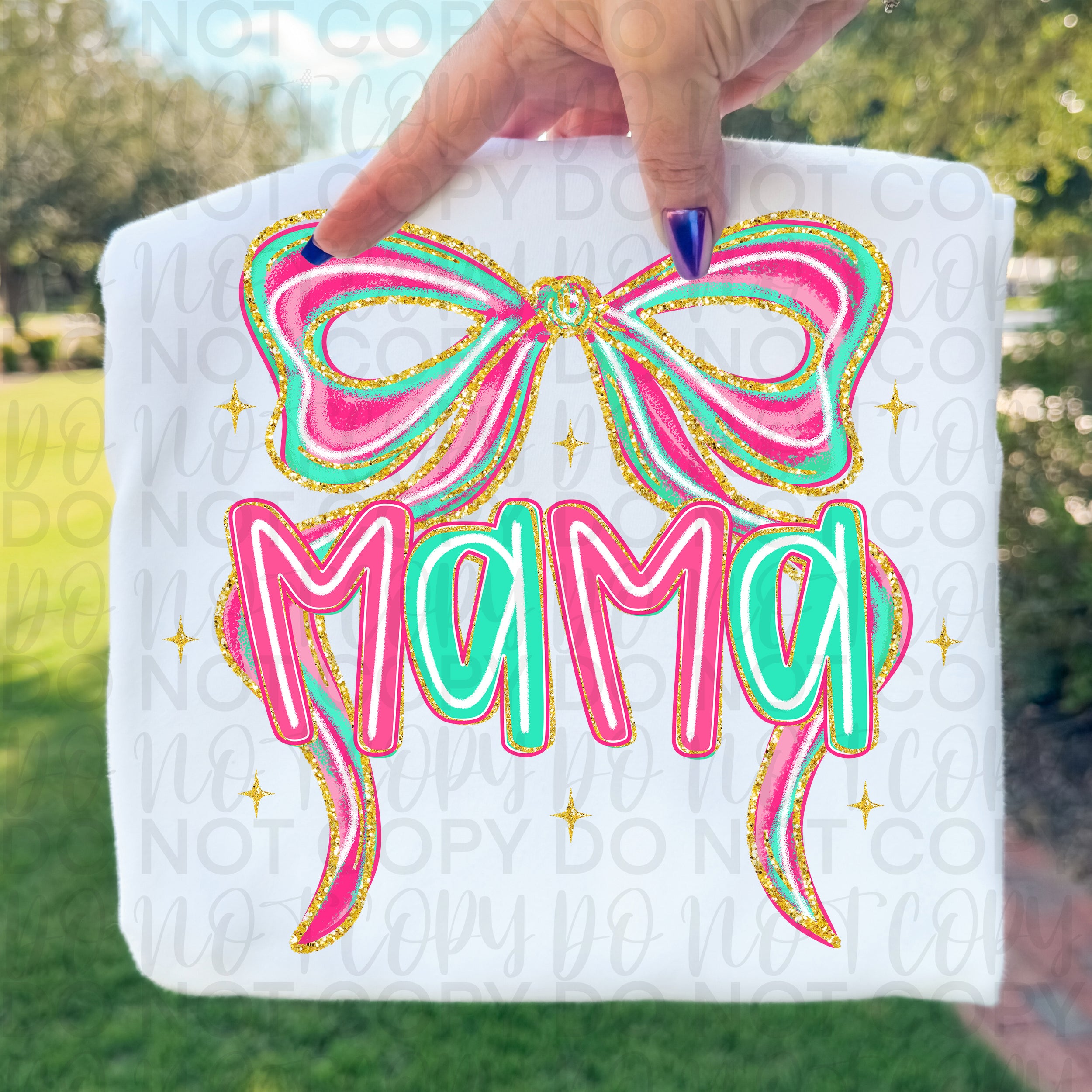 Coquette Mama Bow PNG