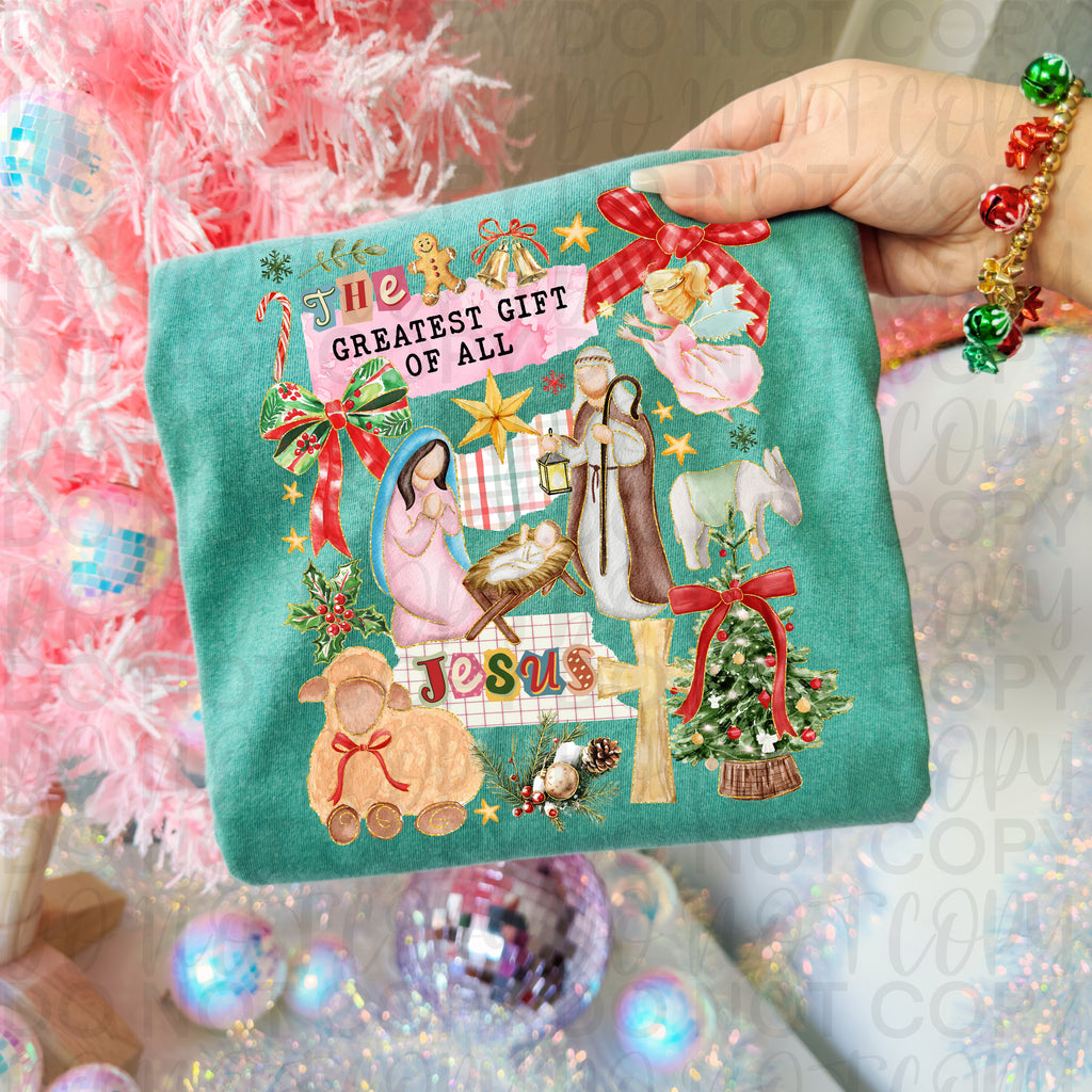 Christian Christmas Collage PNG