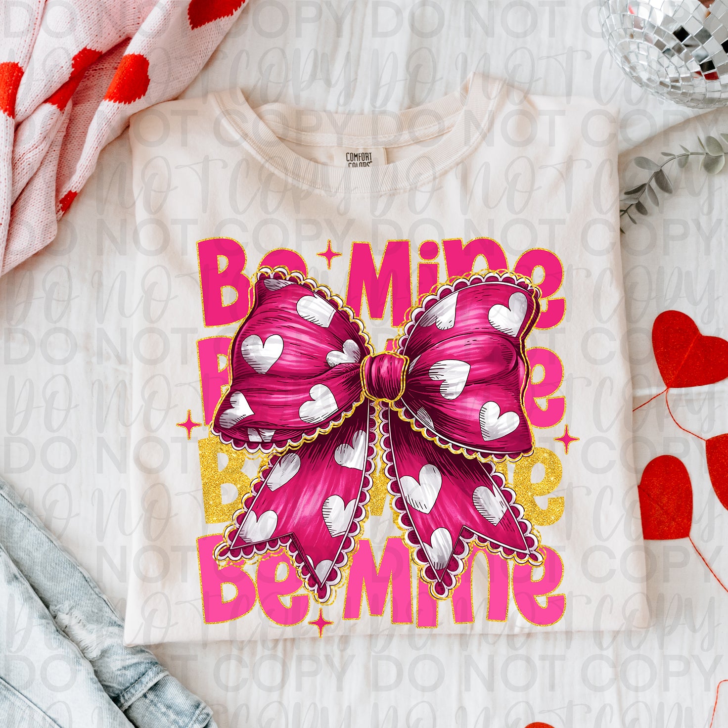 Be Mine Valentine Coquette PNG