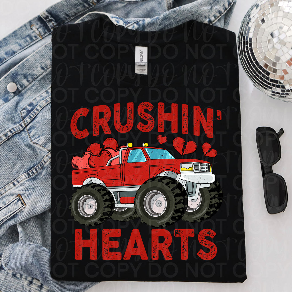 Monster Truck Boy Valentine PNG