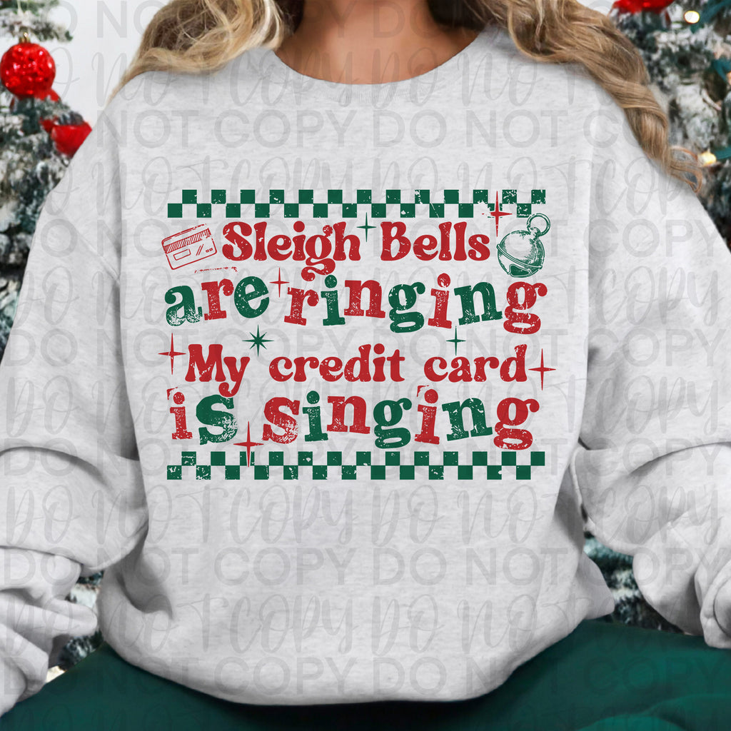 Credit Card is Singing Funny Christmas PNG