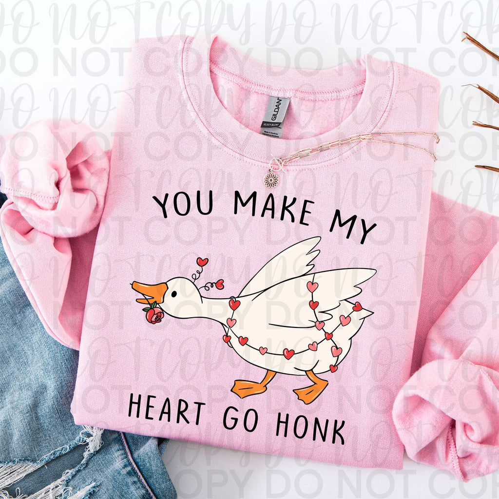 Funny Valentine Goose PNG