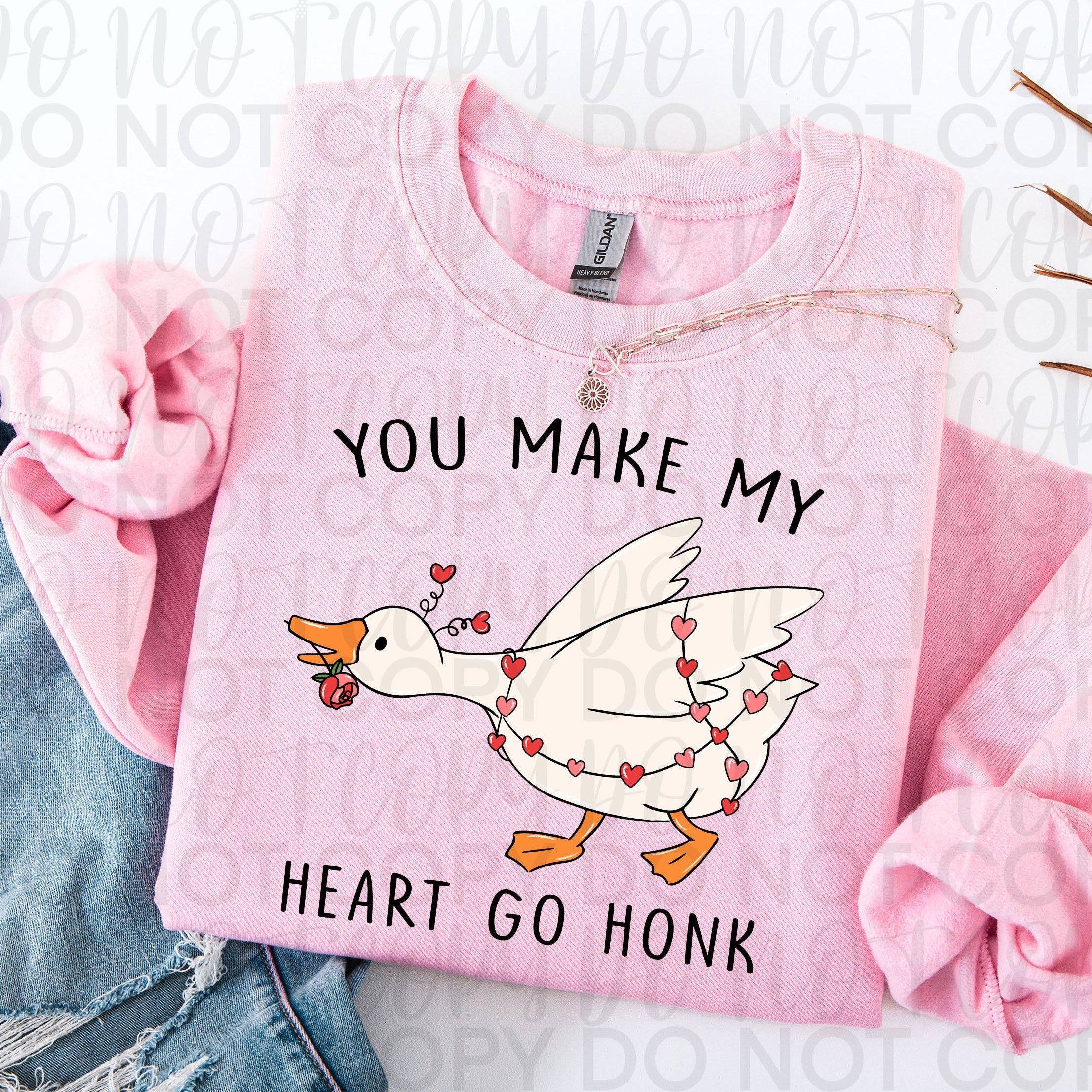 Funny Valentine Goose PNG