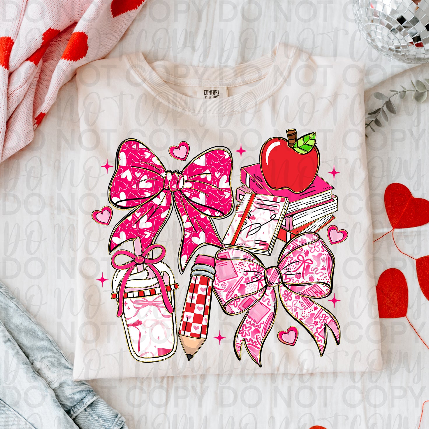 Valentine Teacher Coquette PNG