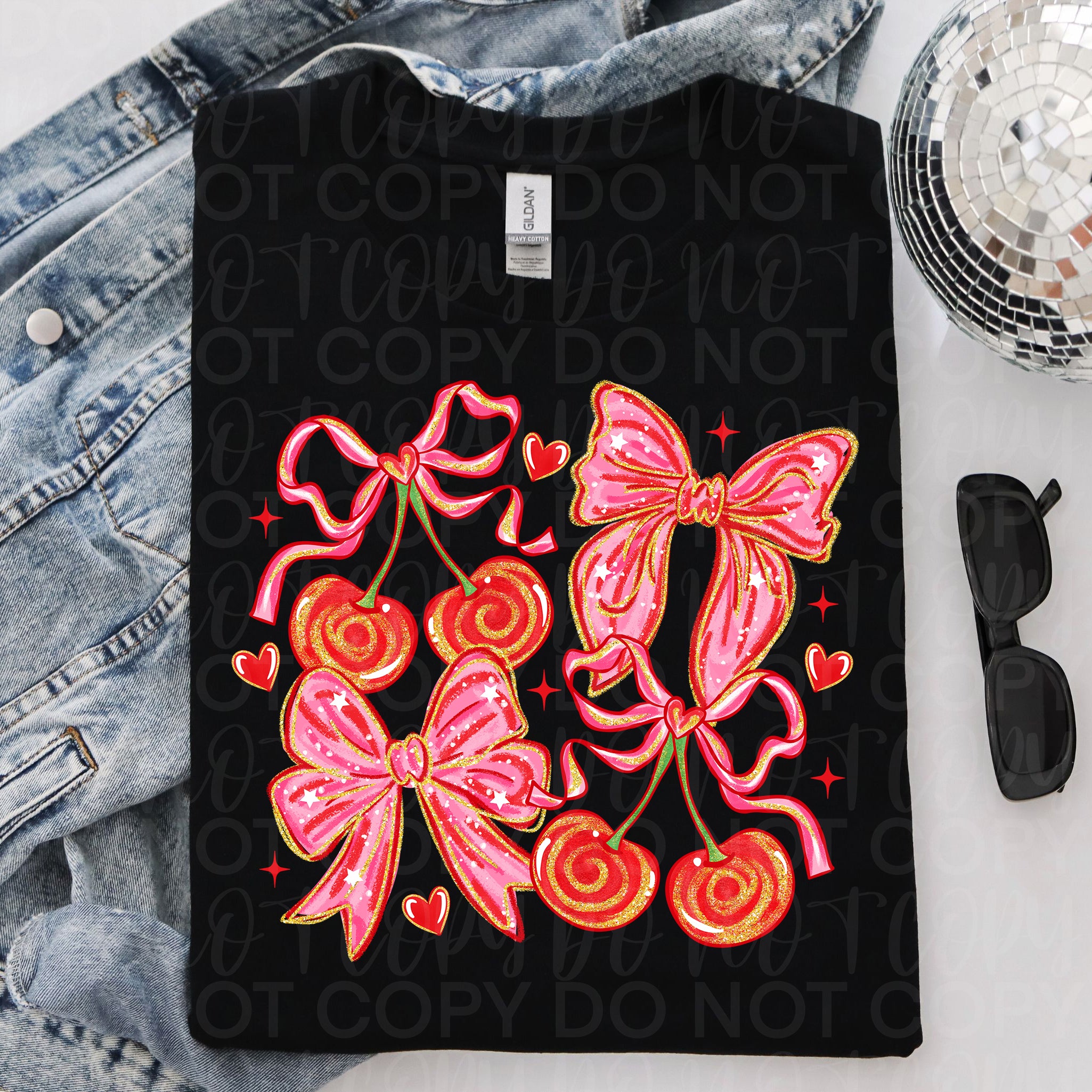 Valentine Cherry Coquette PNG