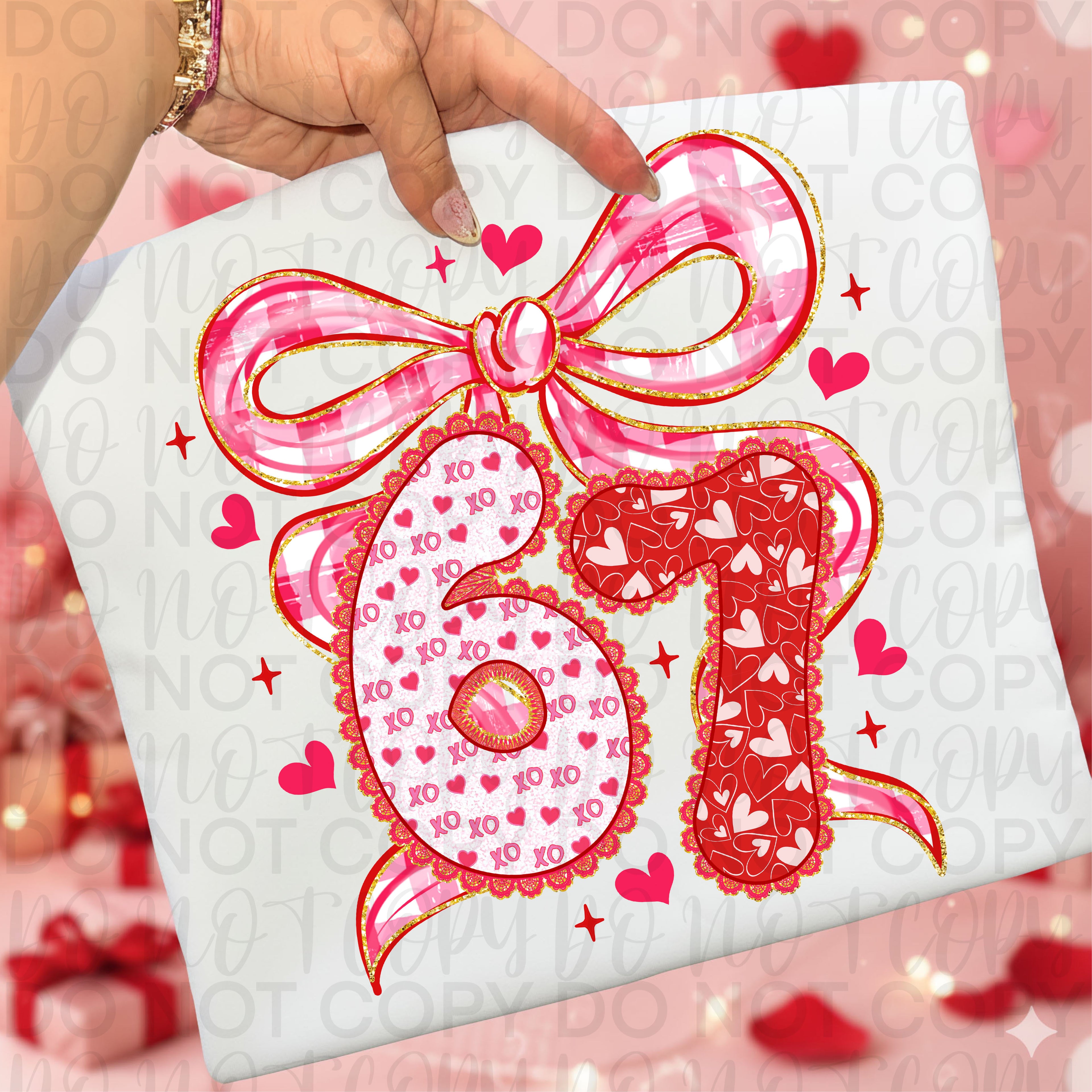 Coquette 67 Valentine Bow PNG