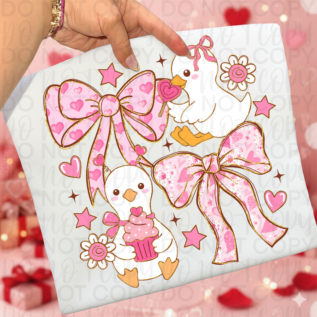 Goose Valentine Coquette PNG