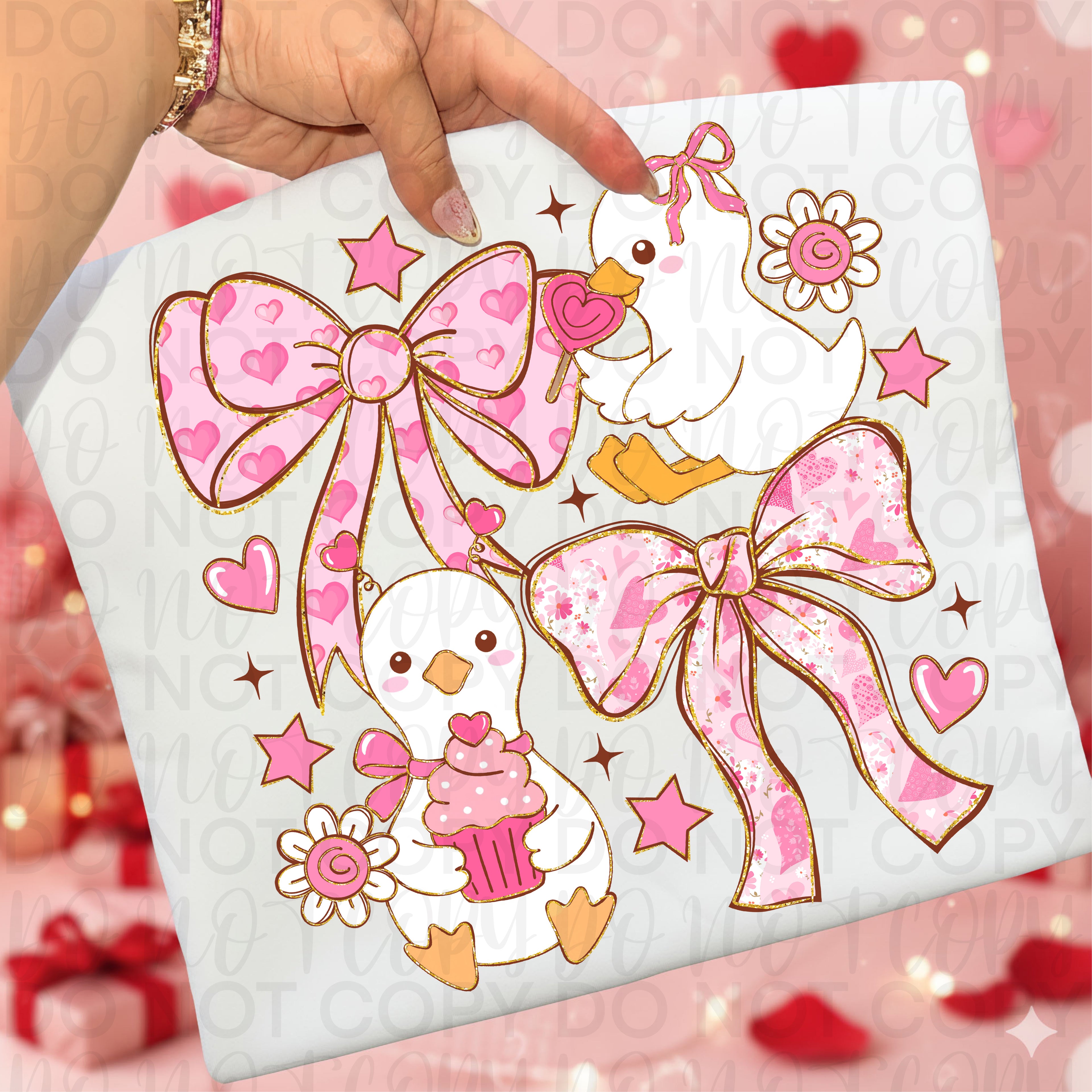 Goose Valentine Coquette PNG