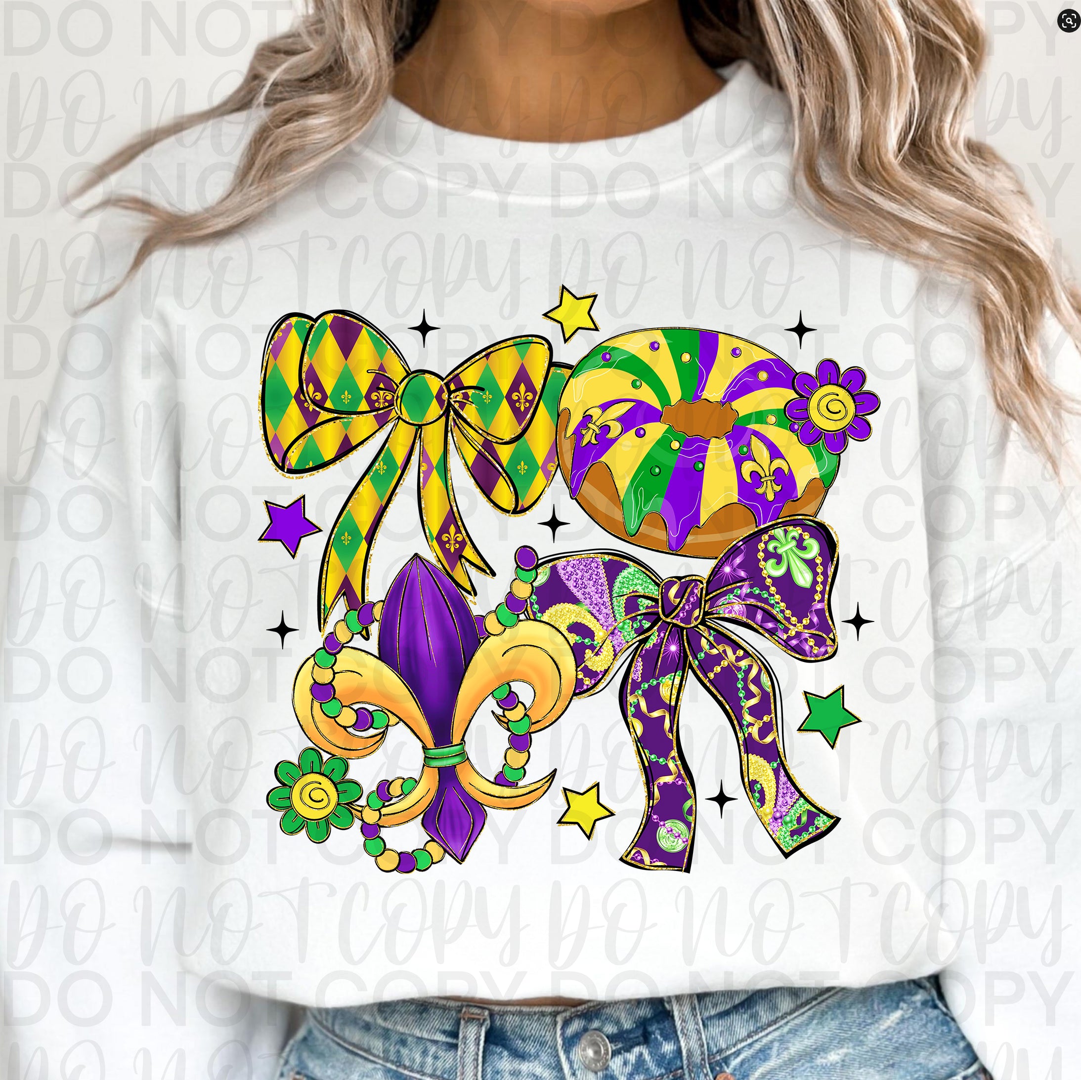 Mardi Gras Coquette PNG