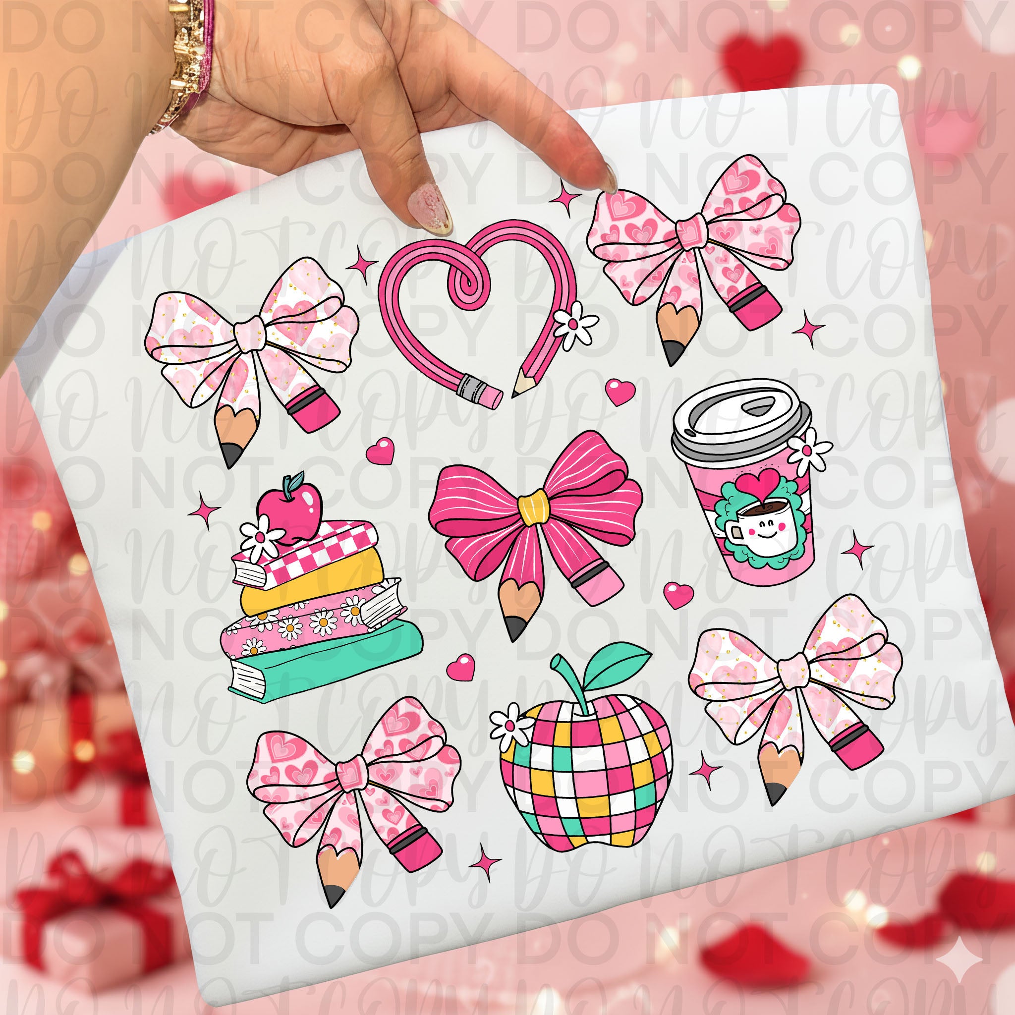 Teacher Valentine Coquette PNG