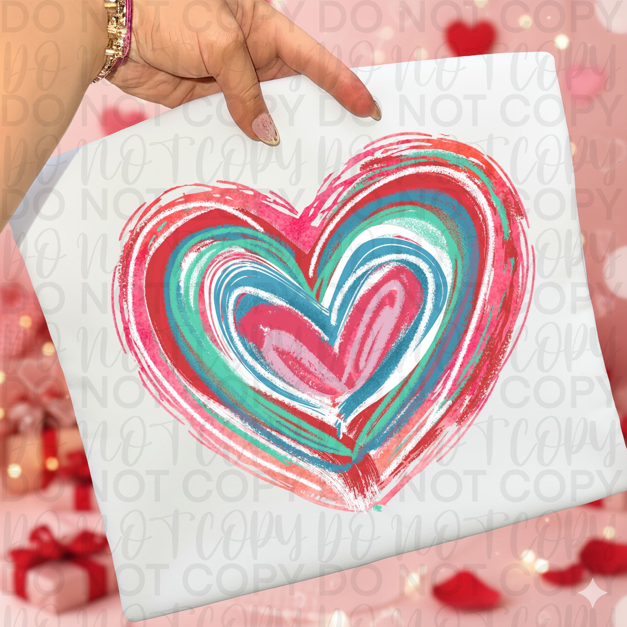 Valentines Day Doodle Heart PNG