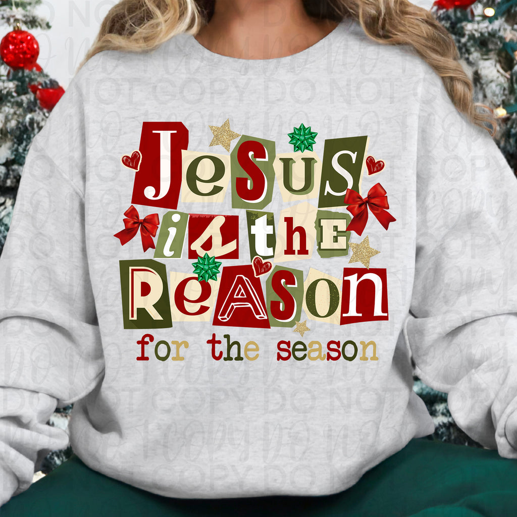 Jesus is the Reason Christian Christmas PNG