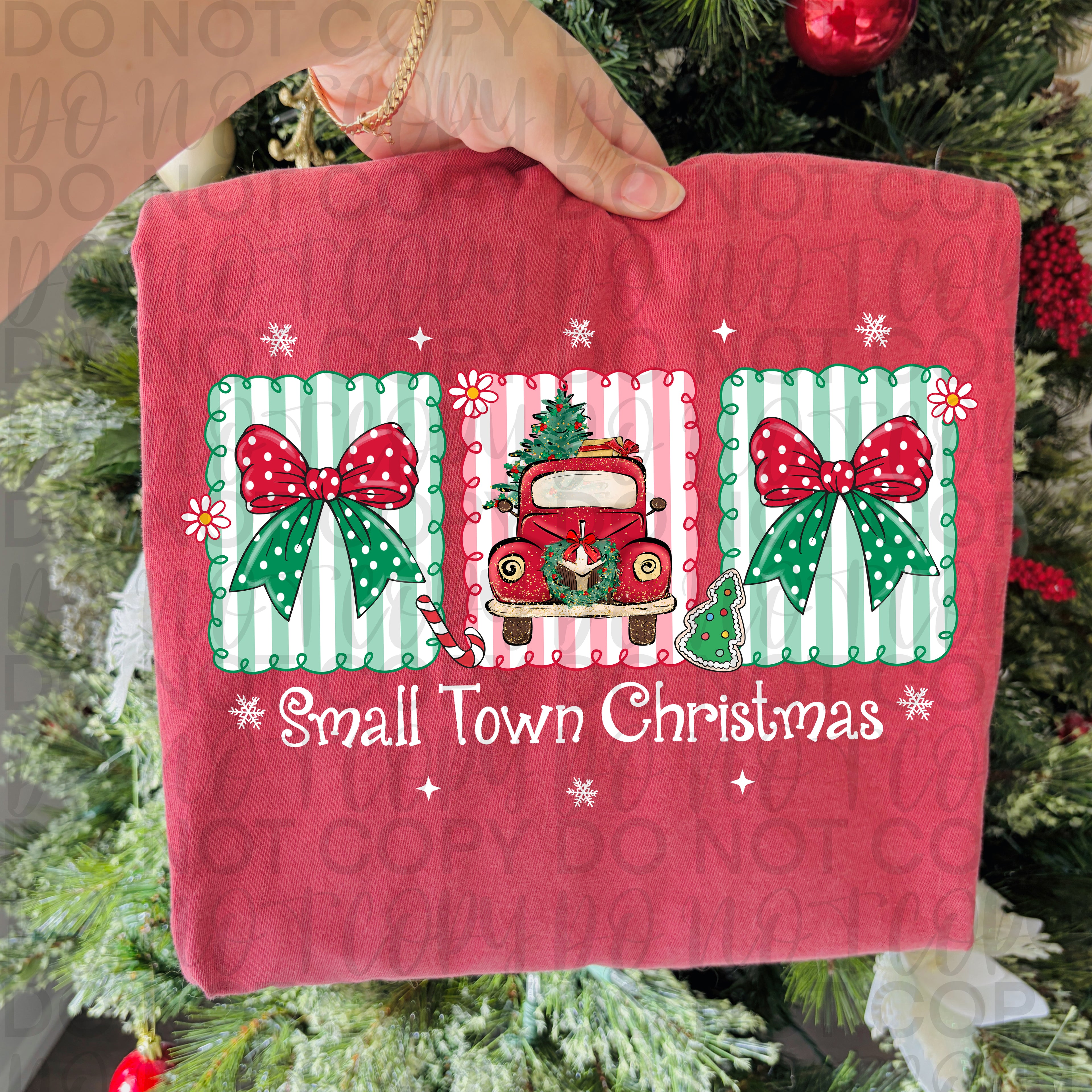 Small Town Christmas Panels PNG