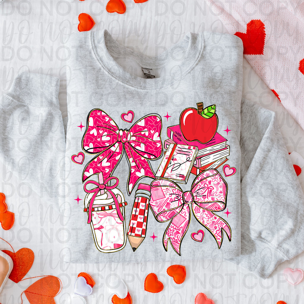 Valentine Teacher Coquette PNG