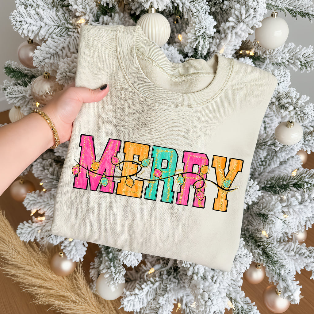 Brushstroke Merry Christmas PNG