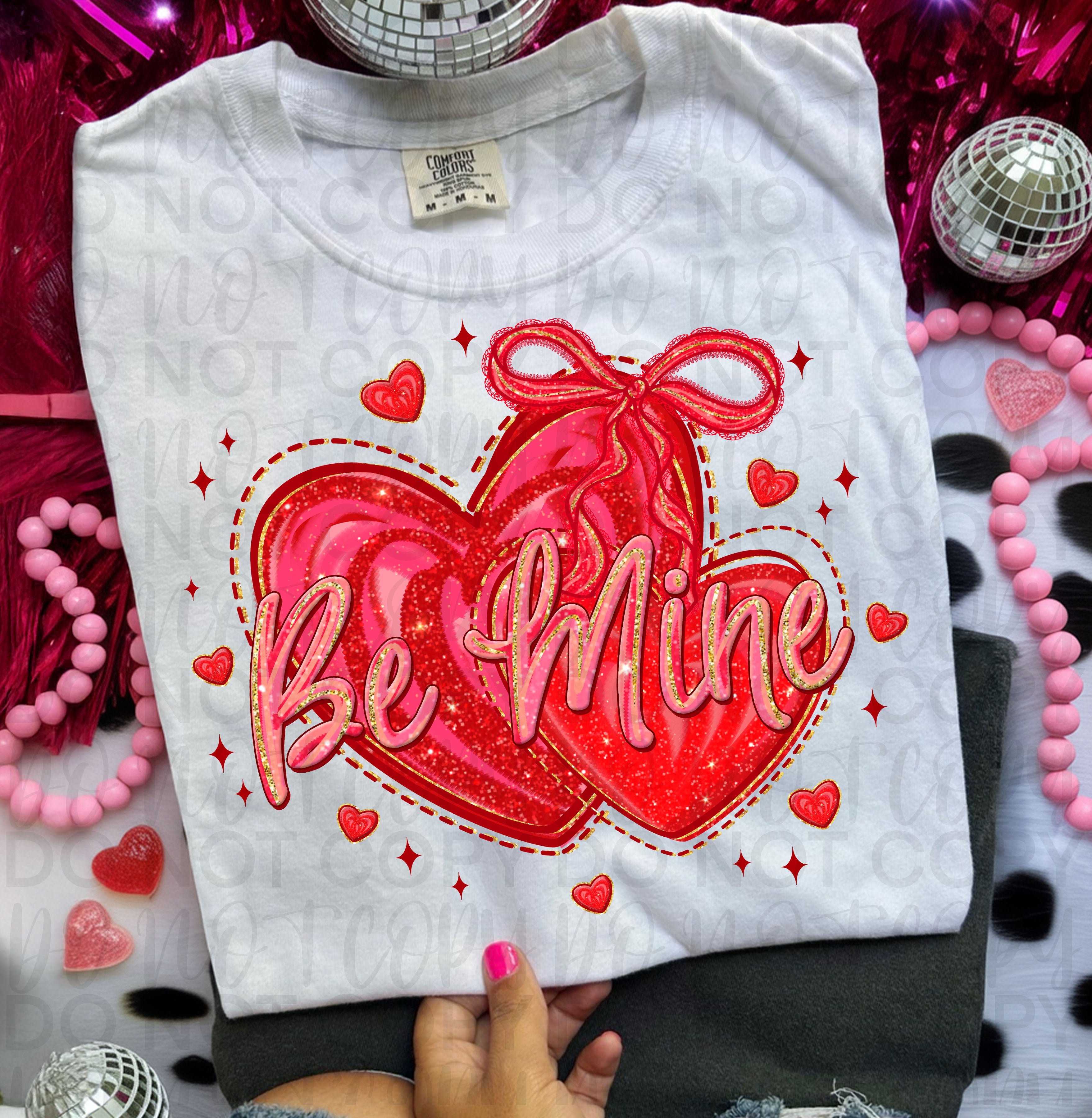 Be Mine Valentine Heart PNG