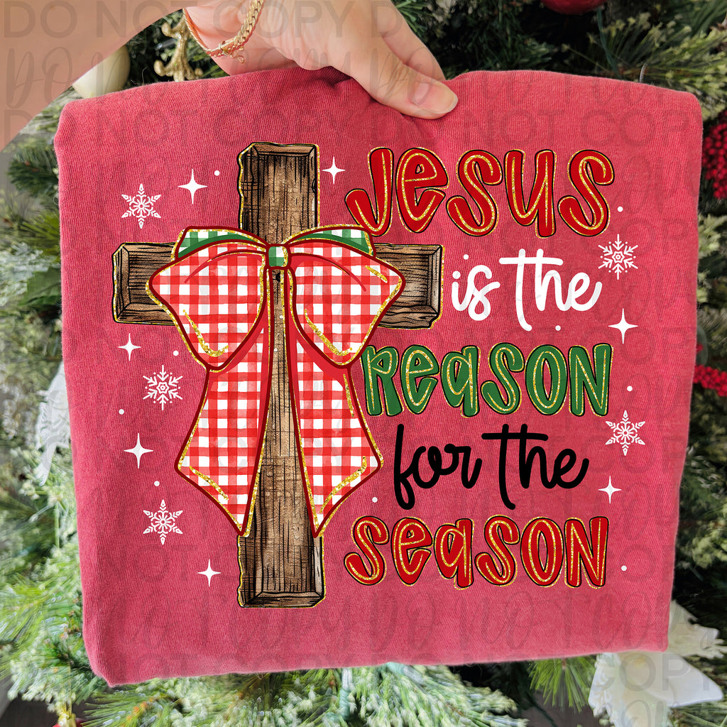Jesus is the Reason Christian Christmas PNG