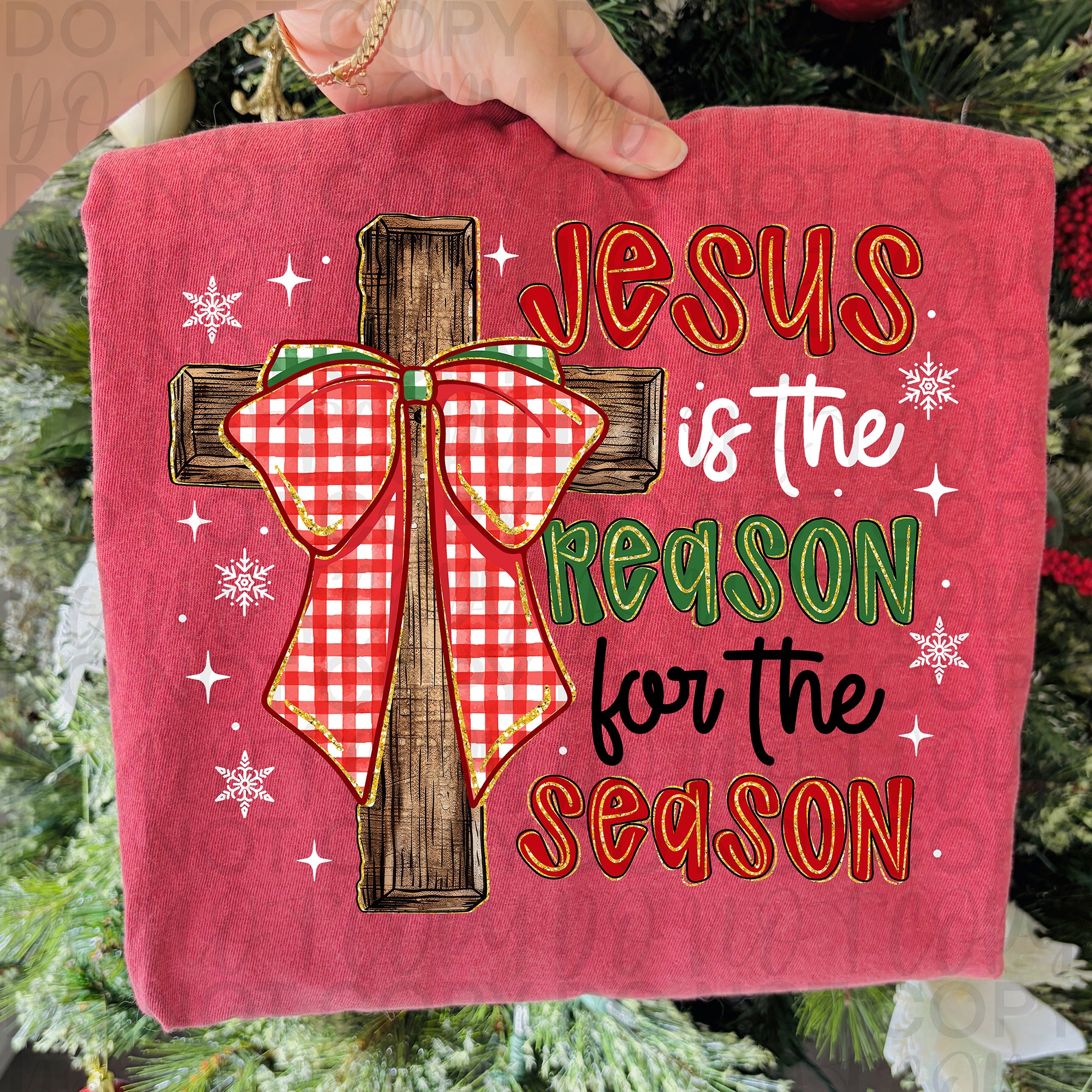 Jesus is the Reason Christian Christmas PNG