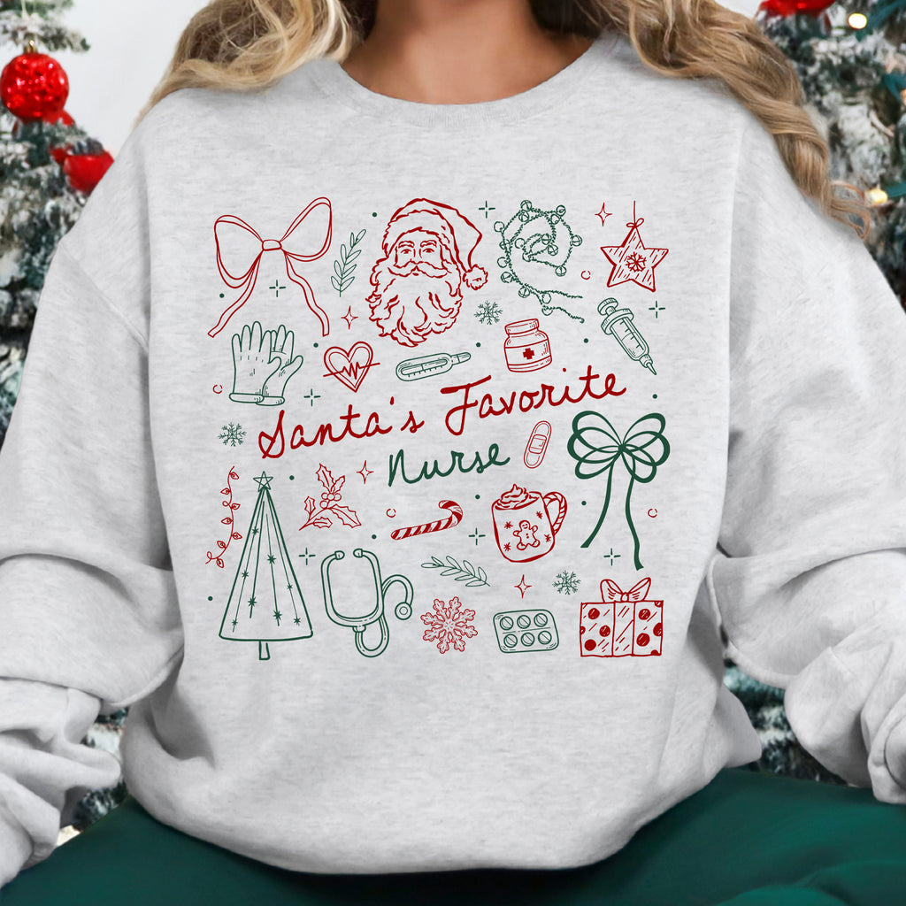 Santas Favorite Nurse PNG