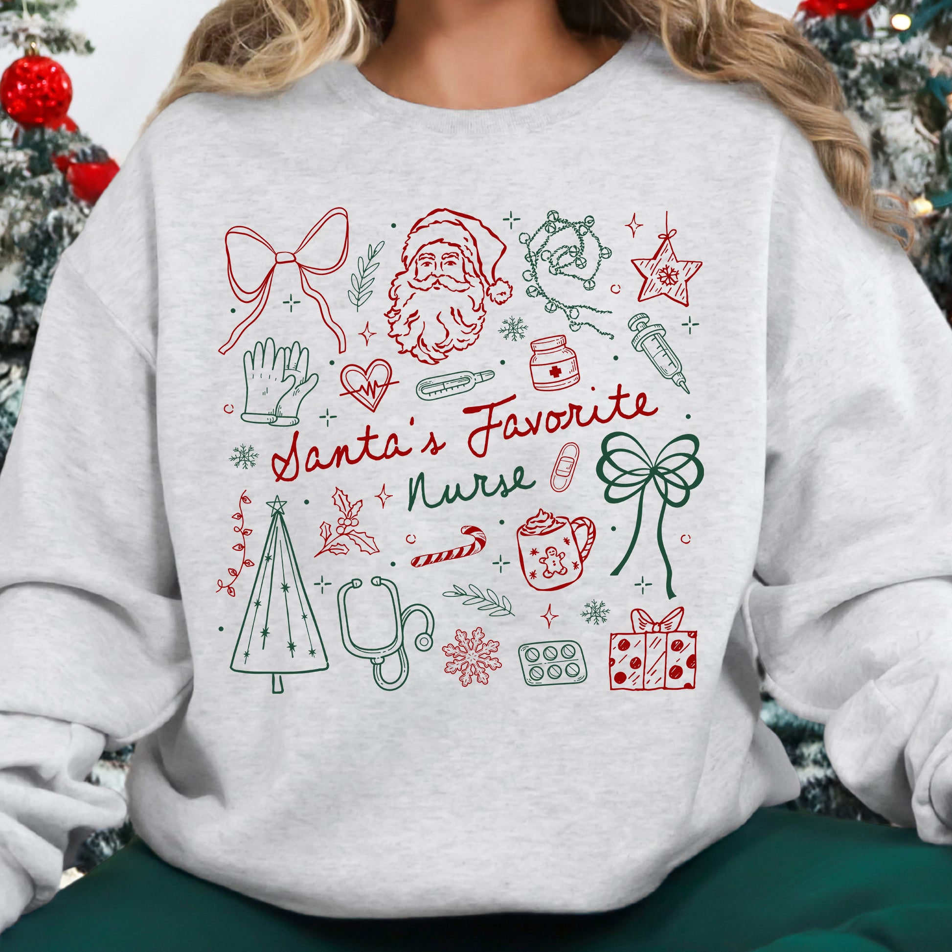 Santas Favorite Nurse PNG