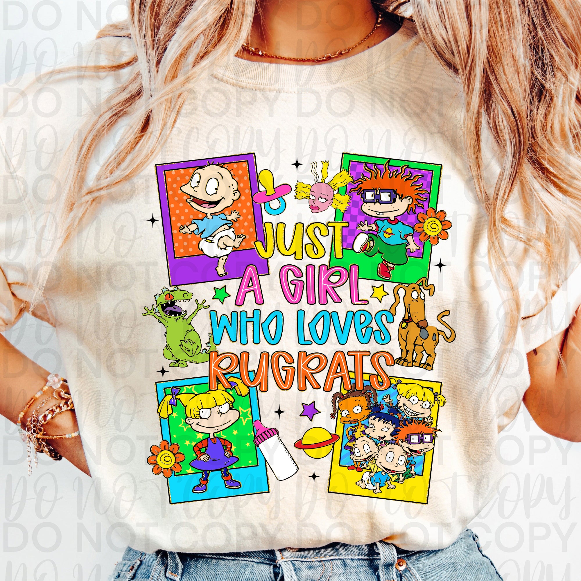 Just a Girl Who Loves Rugrats PNG