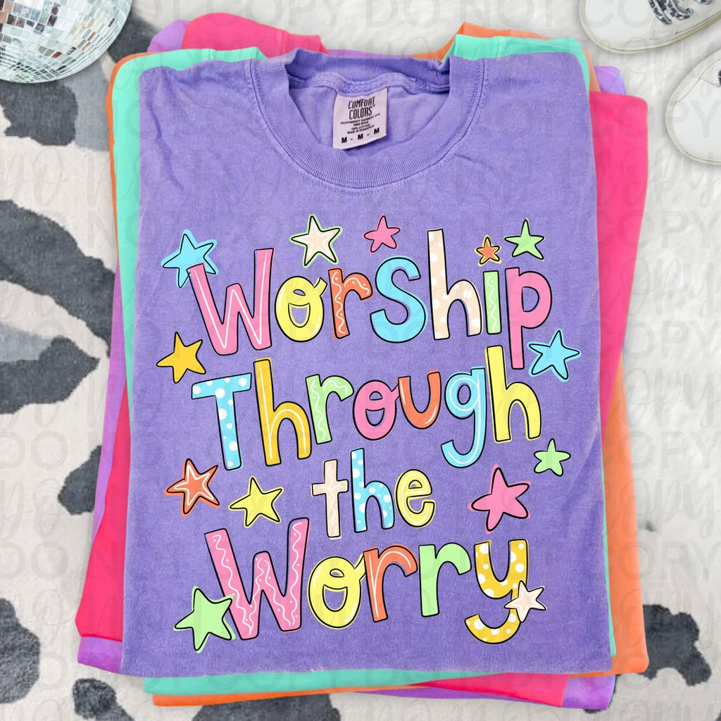 Worship Through the Worry PNG