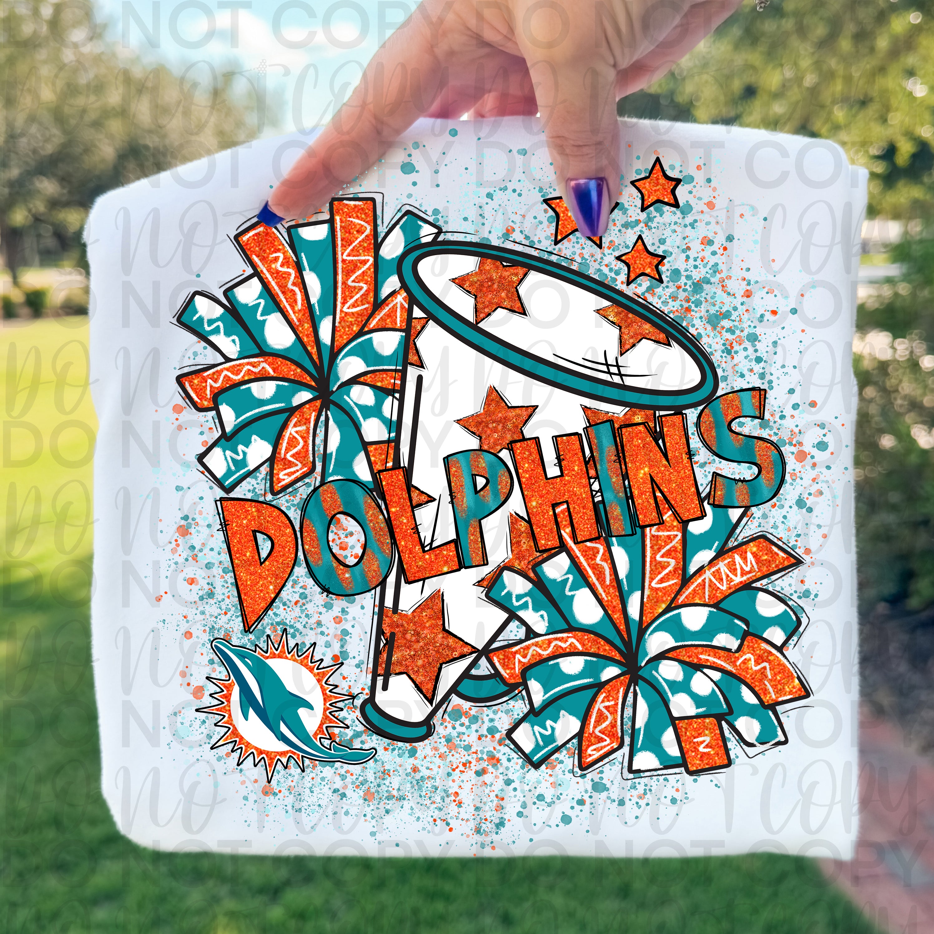 Splatter Dolphins PNG