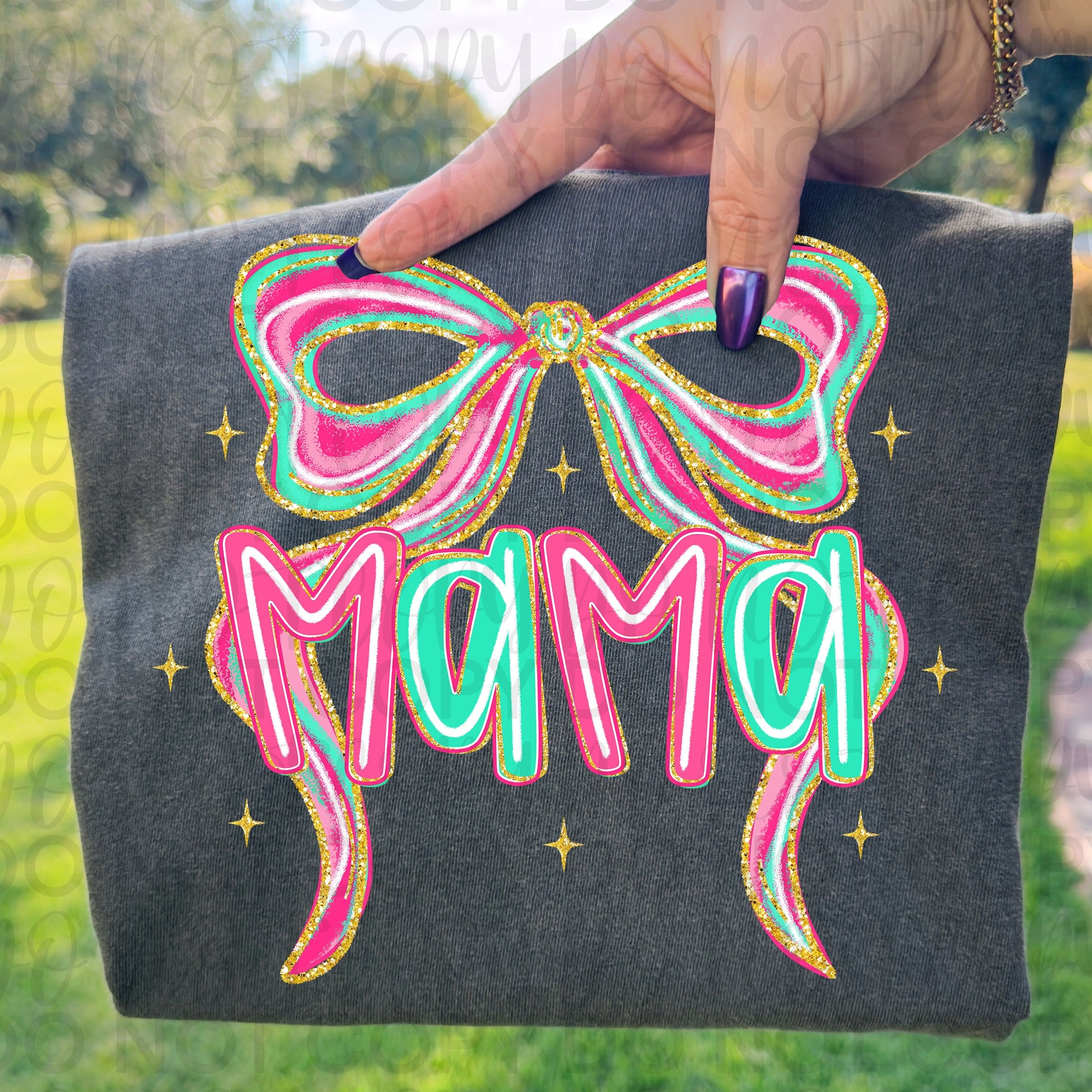 Coquette Mama Bow PNG