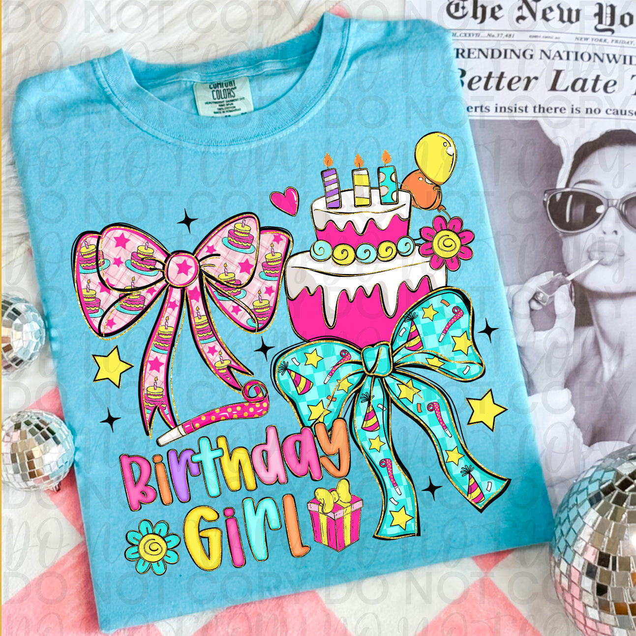 Birthday Girl Coquette PNG