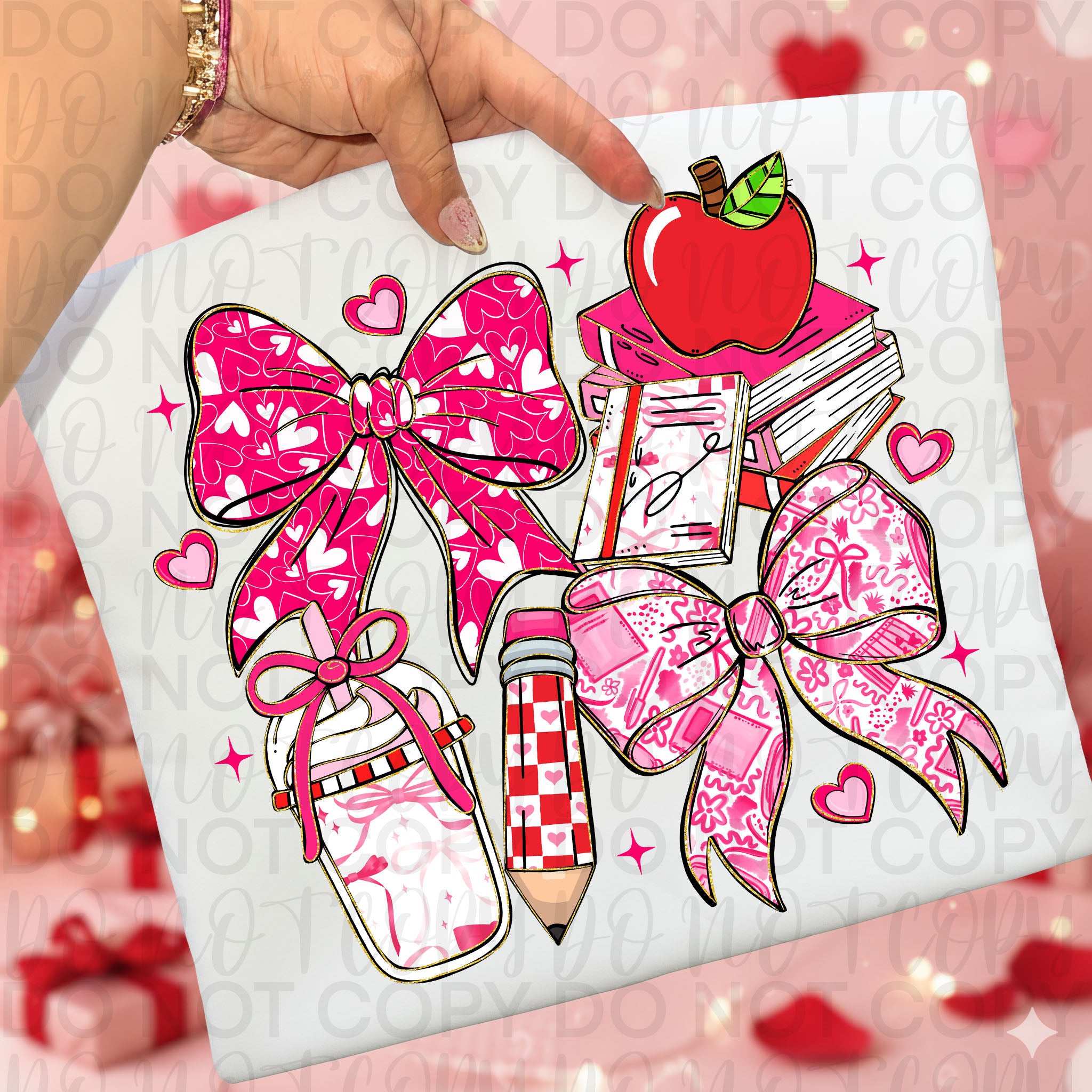 Valentine Teacher Coquette PNG