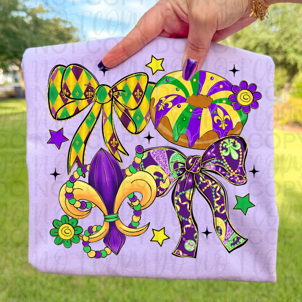 Mardi Gras Coquette PNG