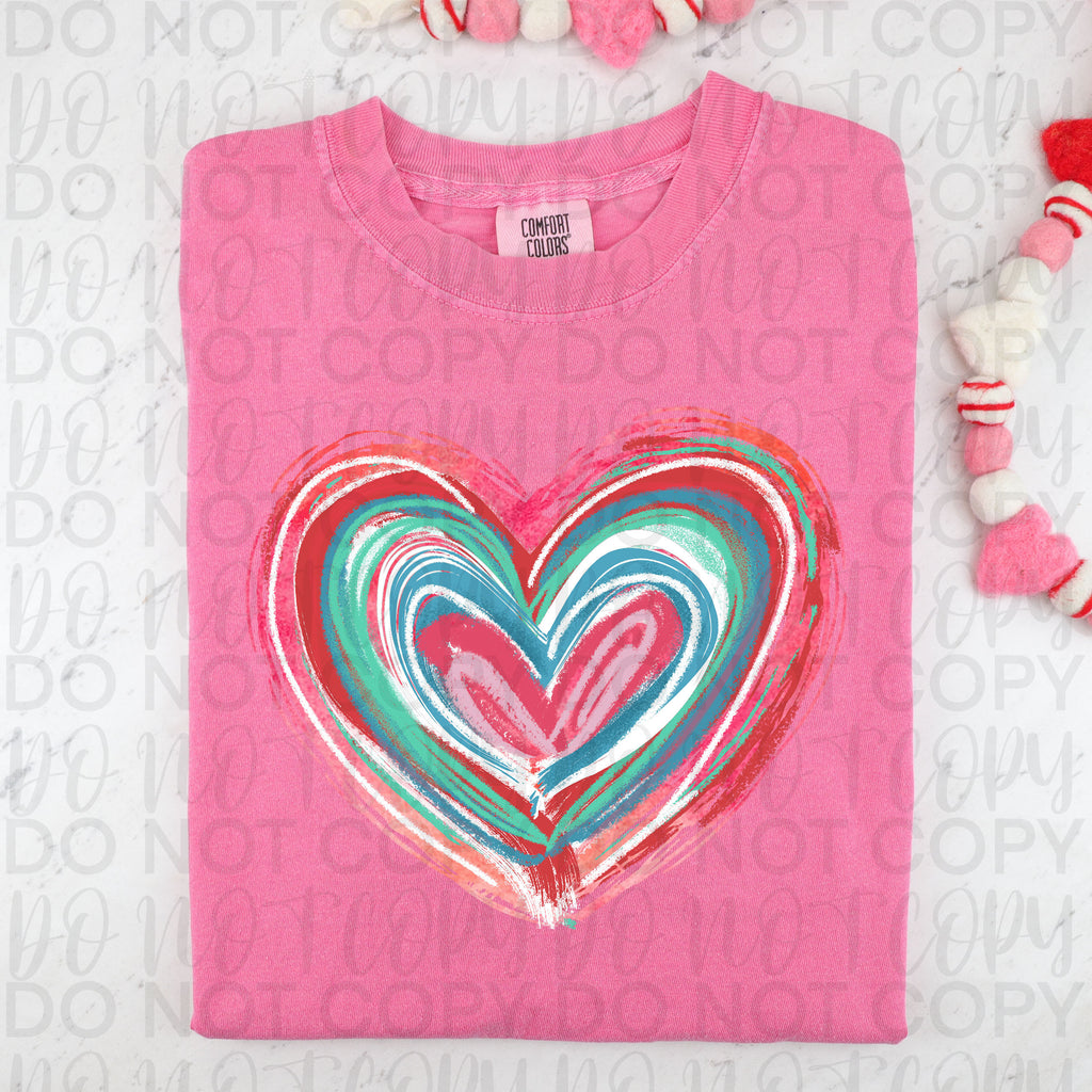 Valentines Day Doodle Heart PNG