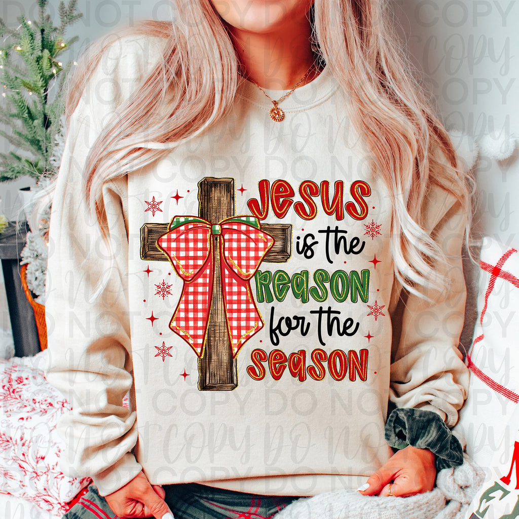 Jesus is the Reason Christian Christmas PNG