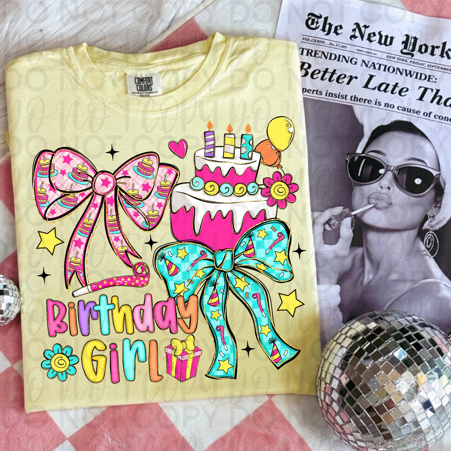 Birthday Girl Coquette PNG