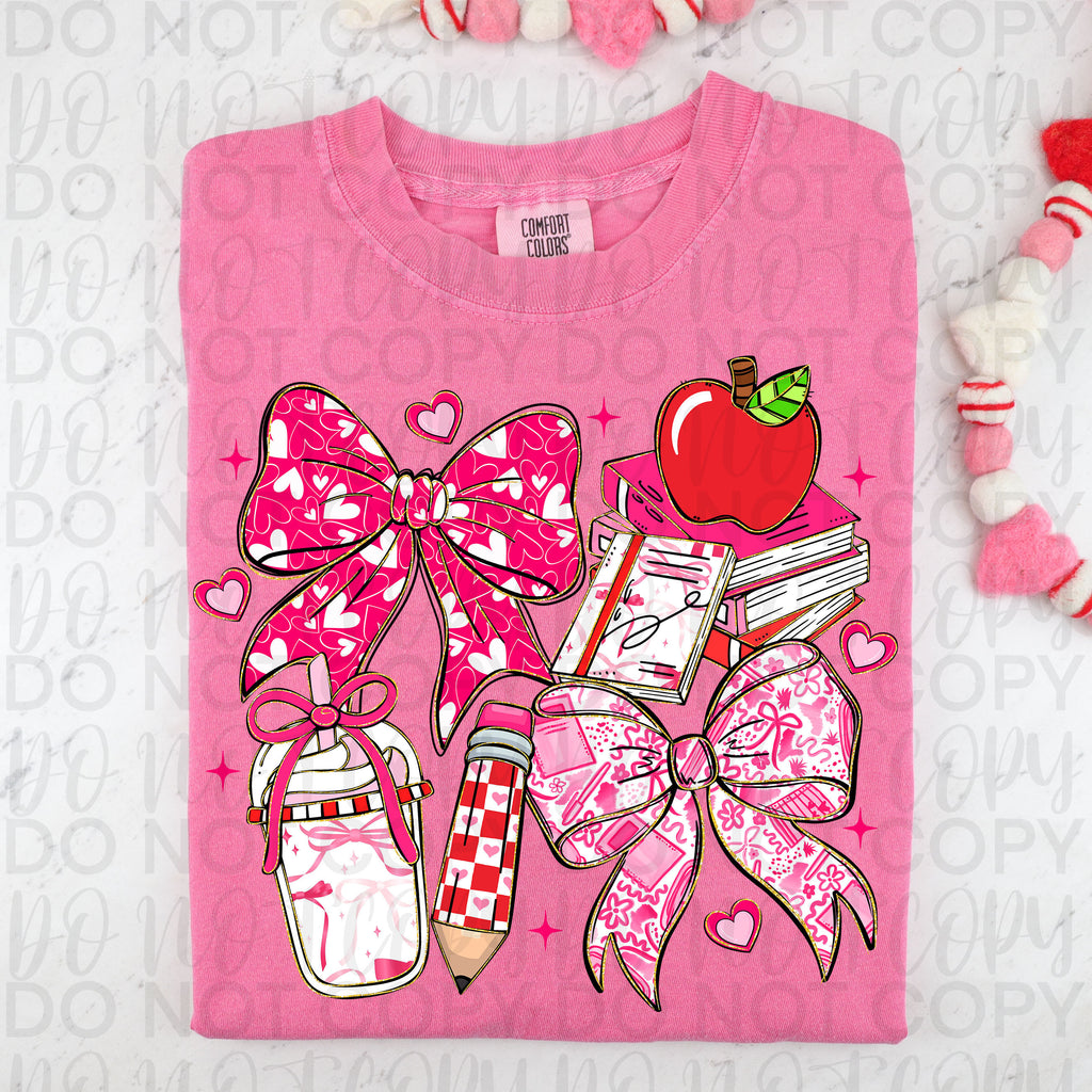 Valentine Teacher Coquette PNG