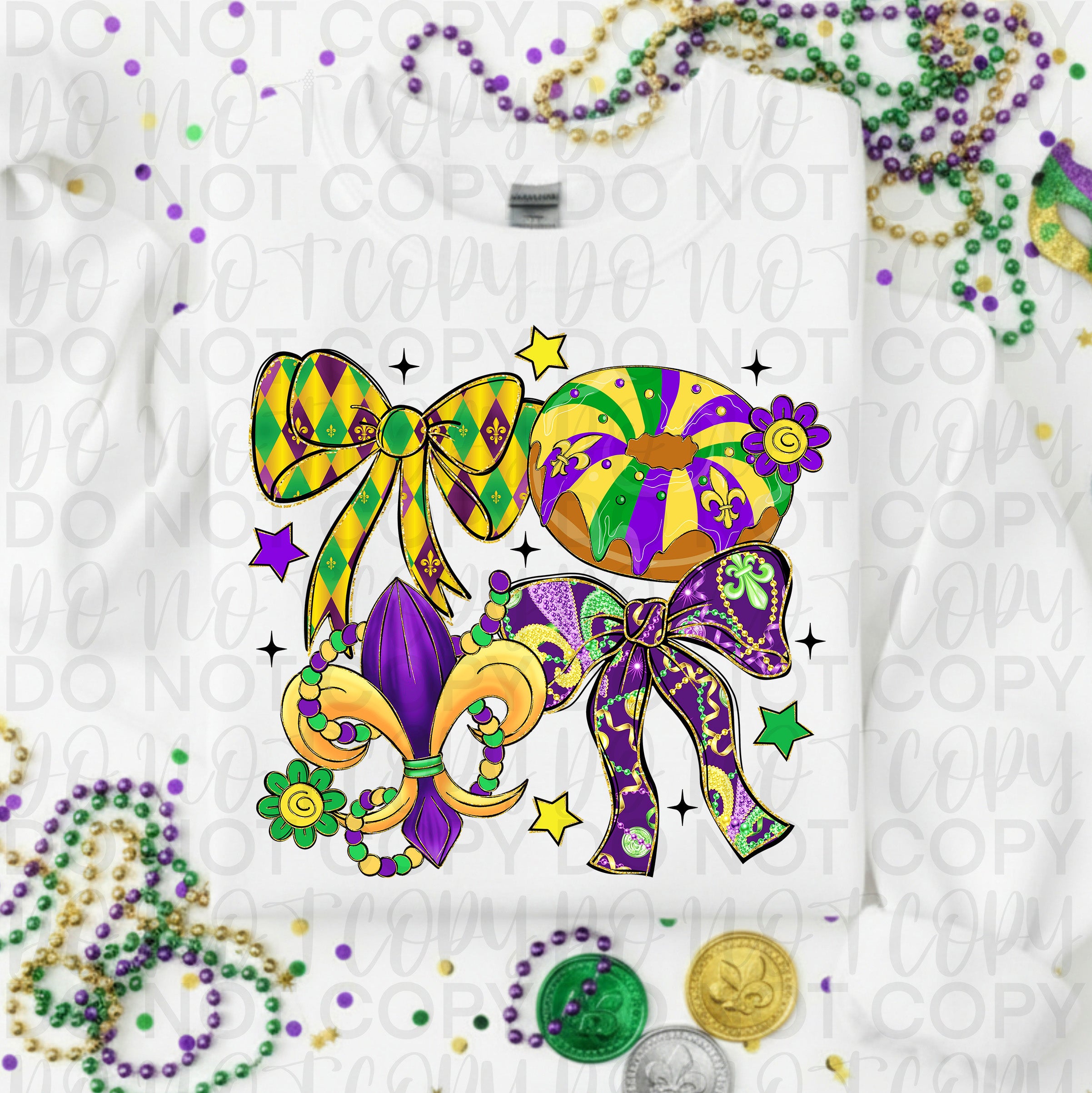 Mardi Gras Coquette PNG
