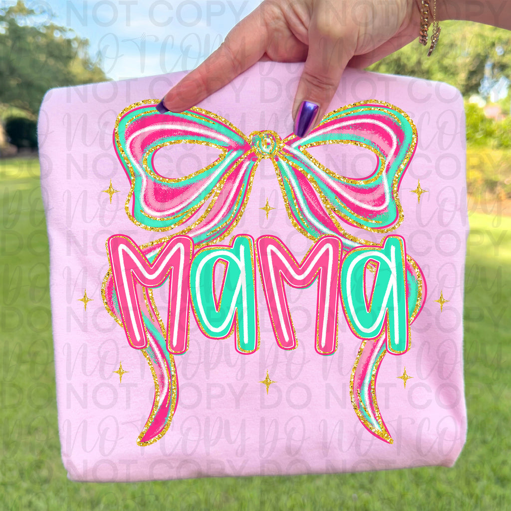 Coquette Mama Bow PNG