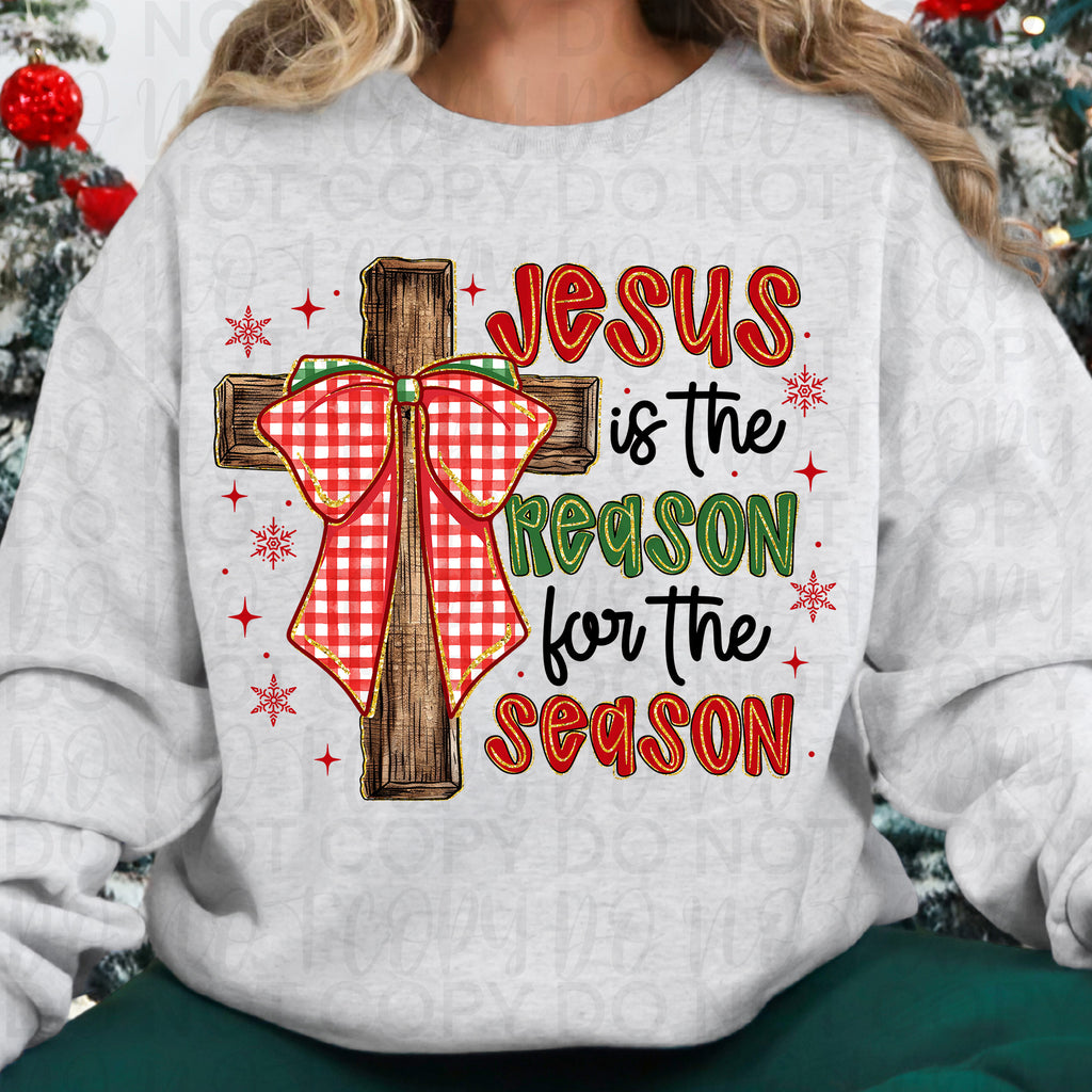 Jesus is the Reason Christian Christmas PNG