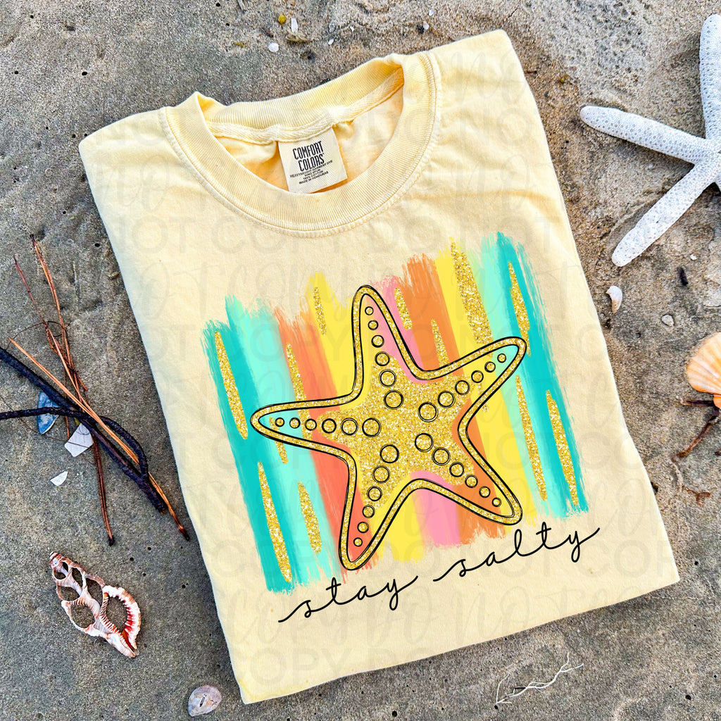 Stay Salty Summer Starfish PNG