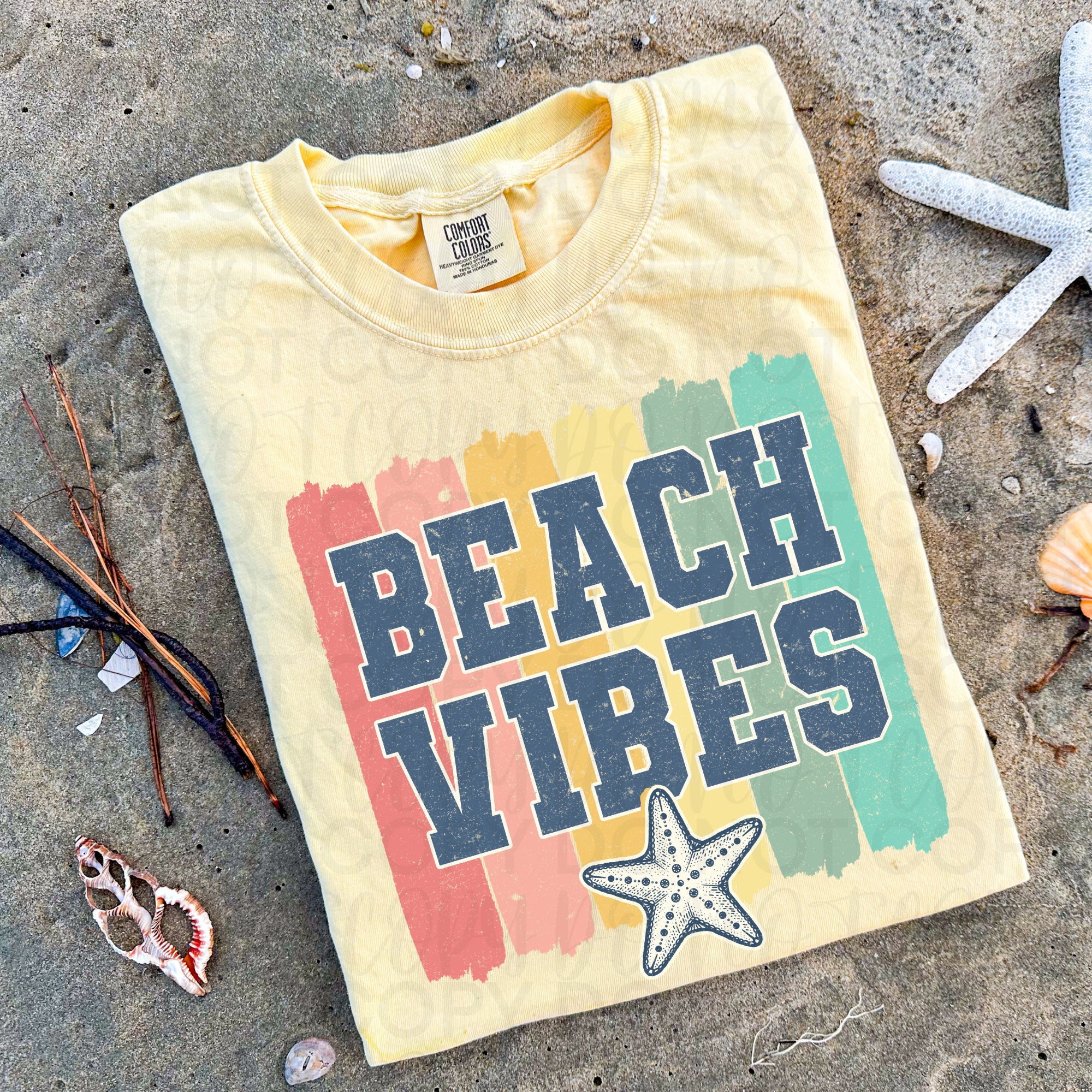 Beach vibes PNG