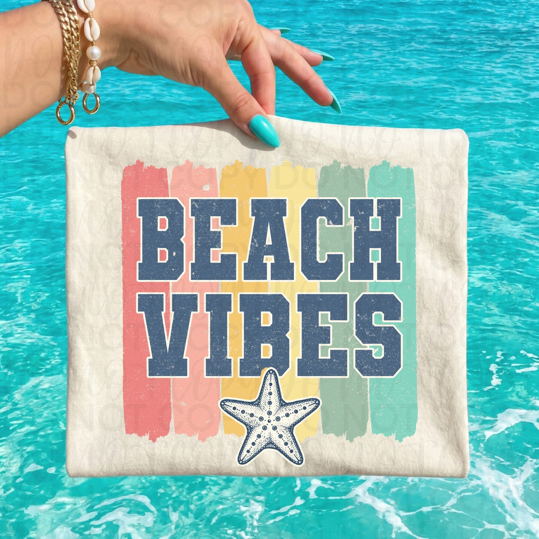 Beach vibes PNG