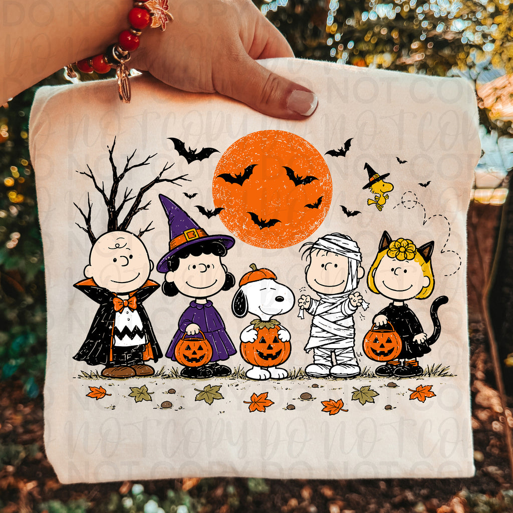 Charlie and Friends Halloween PNG