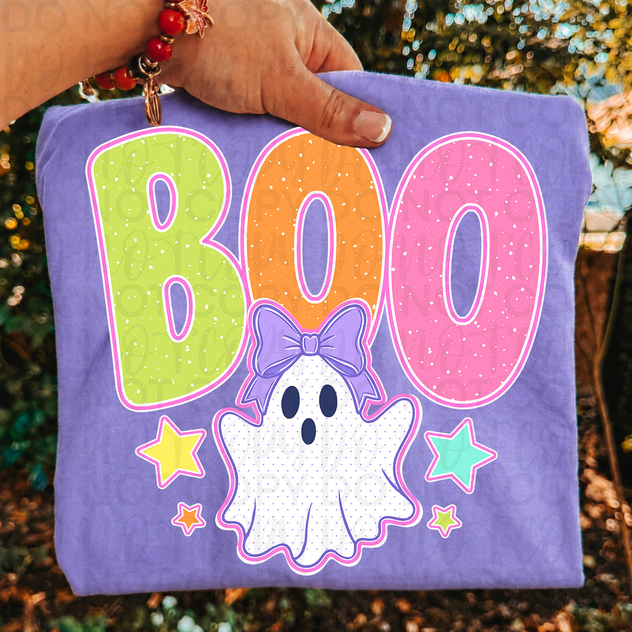 Preppy BOO Ghost PNG